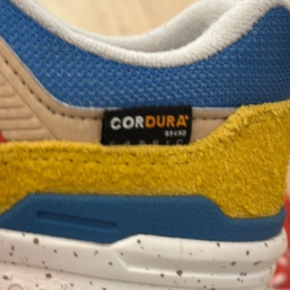 New Balance Red and Blue Retro Sneakers - Picture 6 of 8